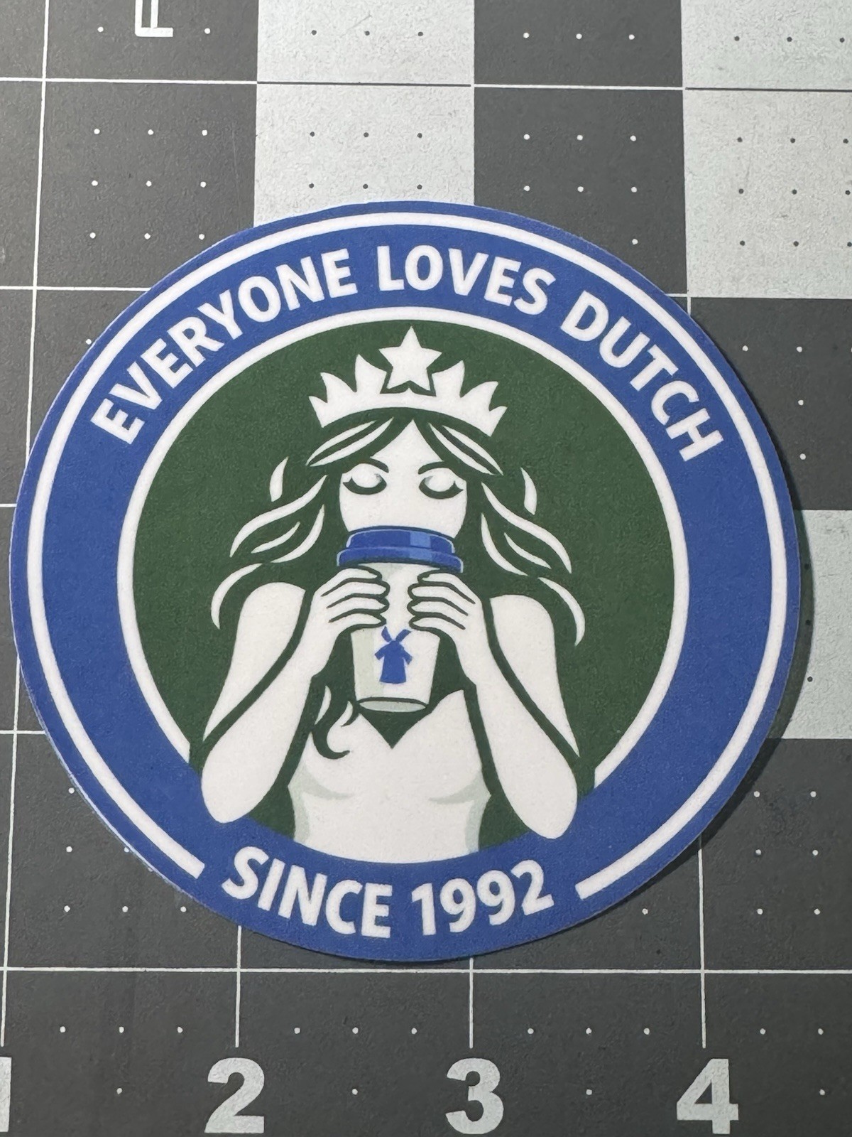 Fan Made Dutch Bros Sticker Rare Sticker Dutch Bros Sticker Everyone Loves Dutch