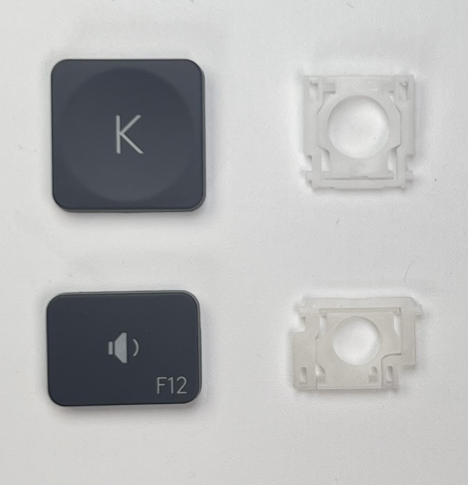 Logitech MX Keys Mini GRAPHITE REPLACEMENT KEYBOARD KEYCAPS KEYS (YR0084)