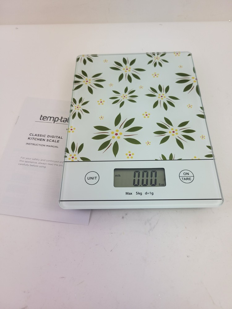Temp-tations Classic Digital Kitchen Scale Old World Green