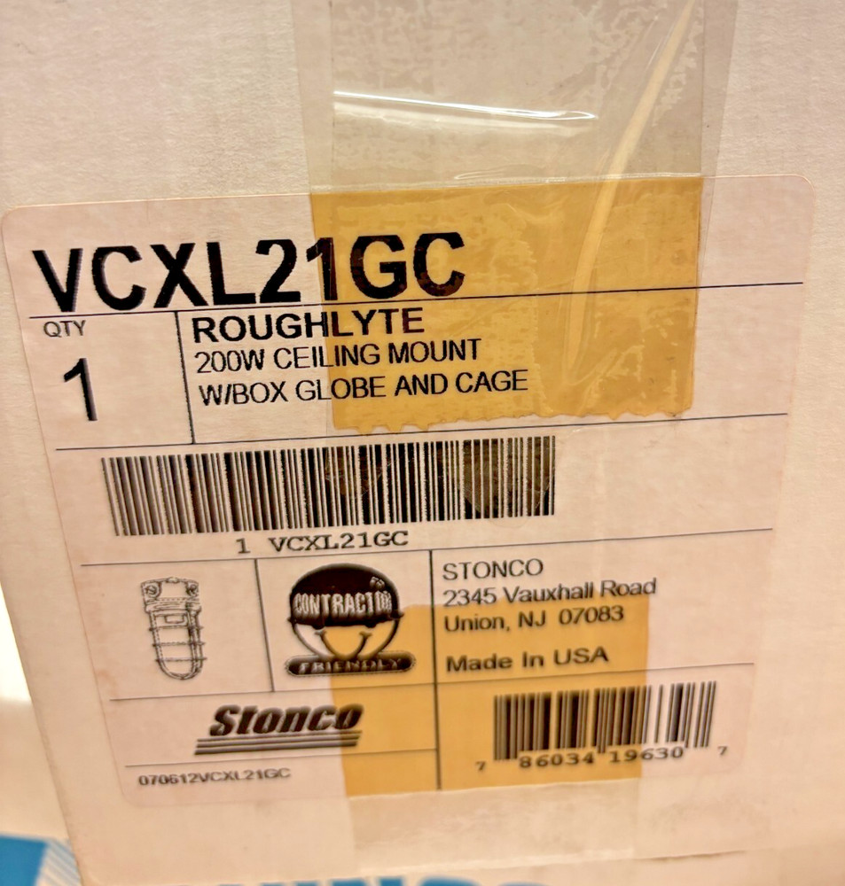 VCXL21GC: STONCO CEILING MOUNT LIGHT FIXTURE