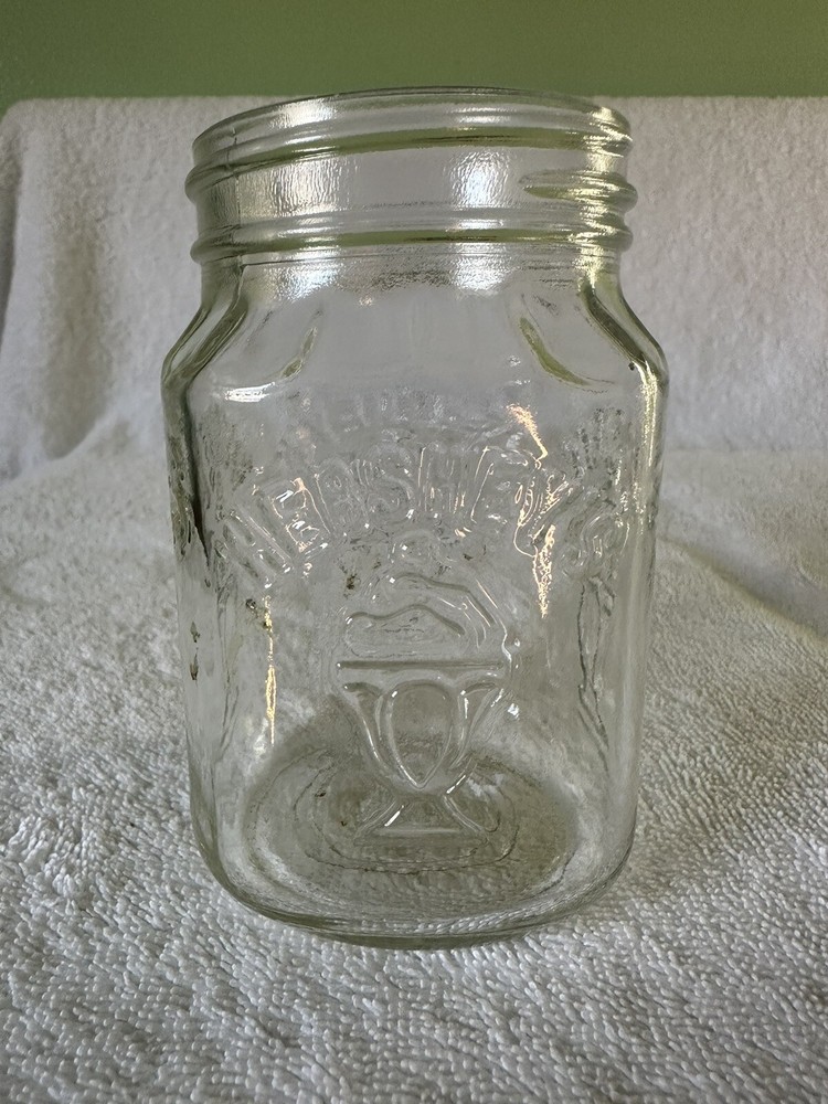 Vintage Hershey’s SQUARE Mason Canning Pint Jar