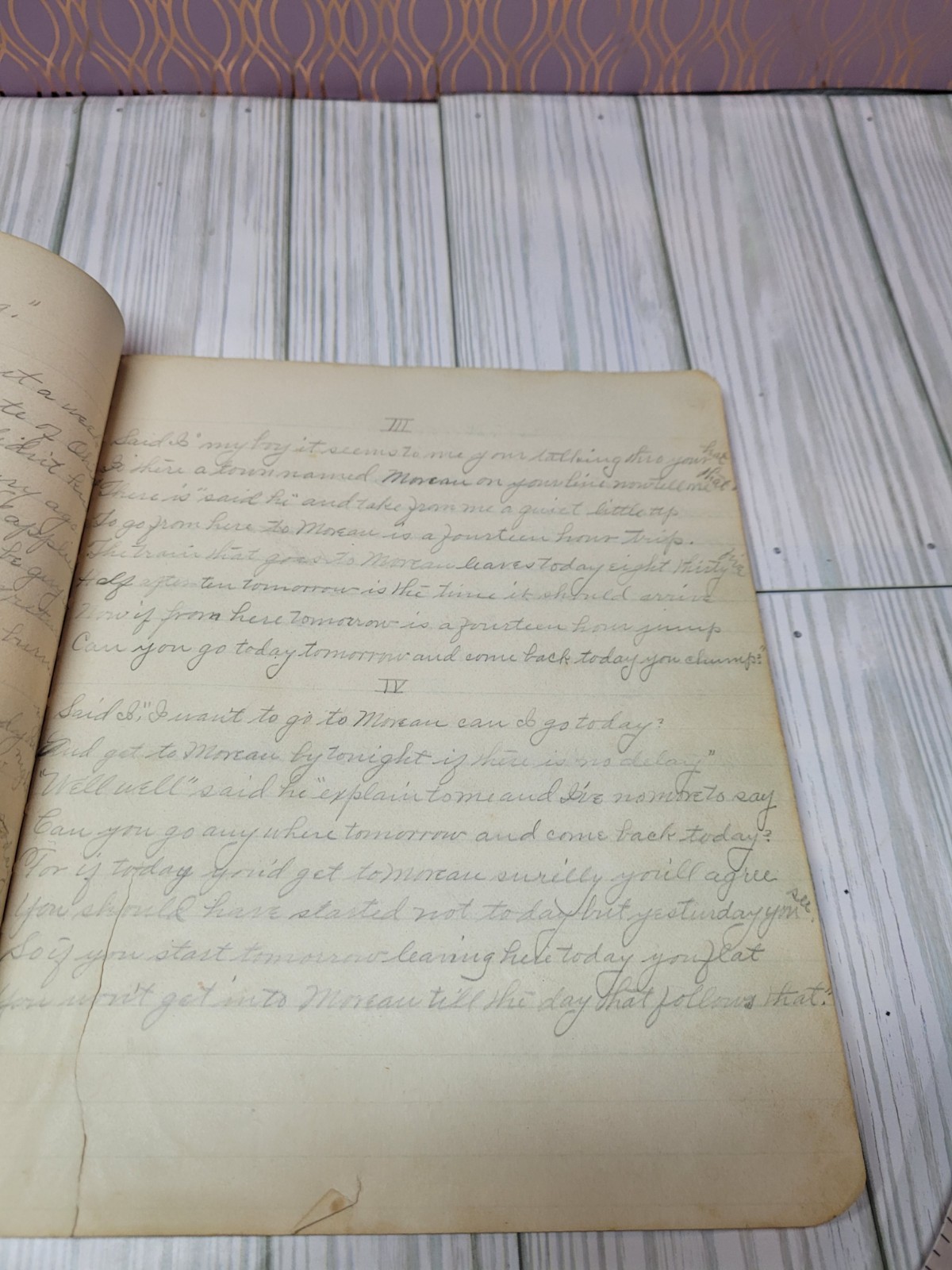 1902 Handwritten Songbook Wisconsin Teen Girl Folk Music Manuscript Ephemera