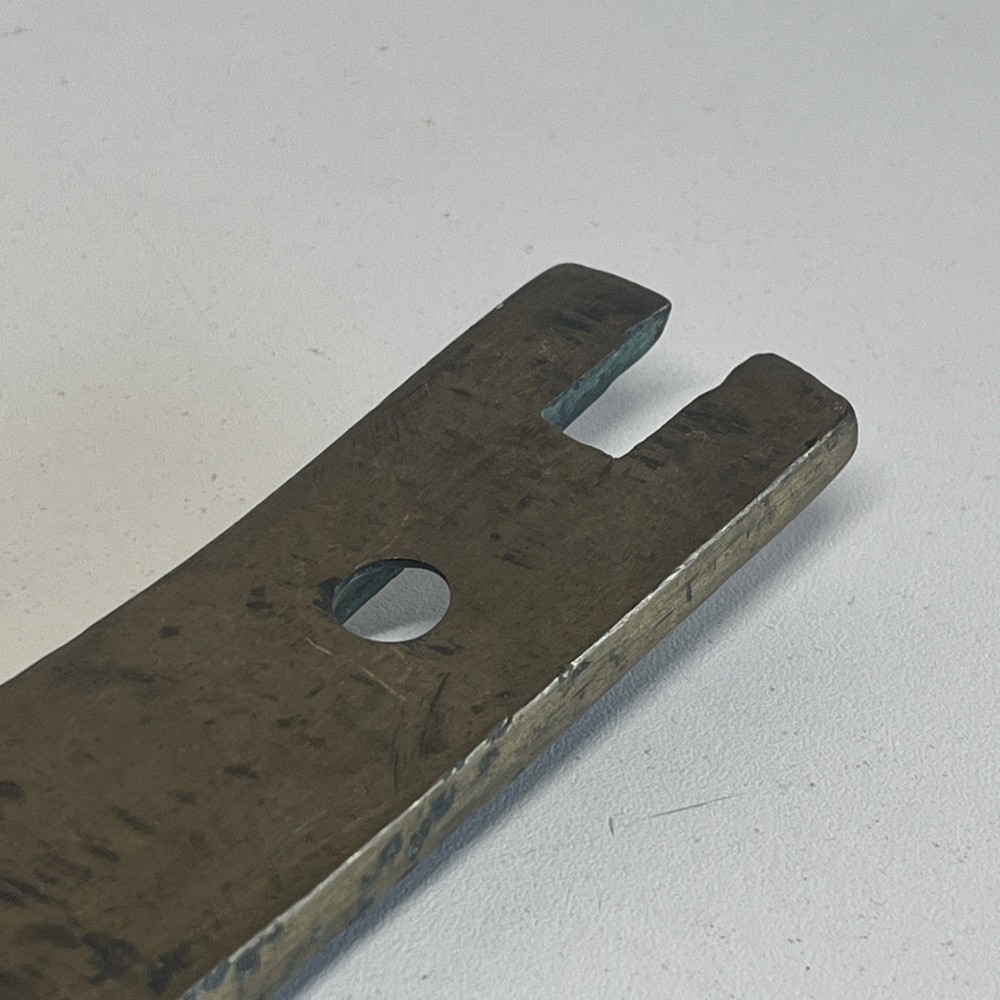 Flat Bronze Winch Handle 1-3/8" Slot x 1/4" Thick