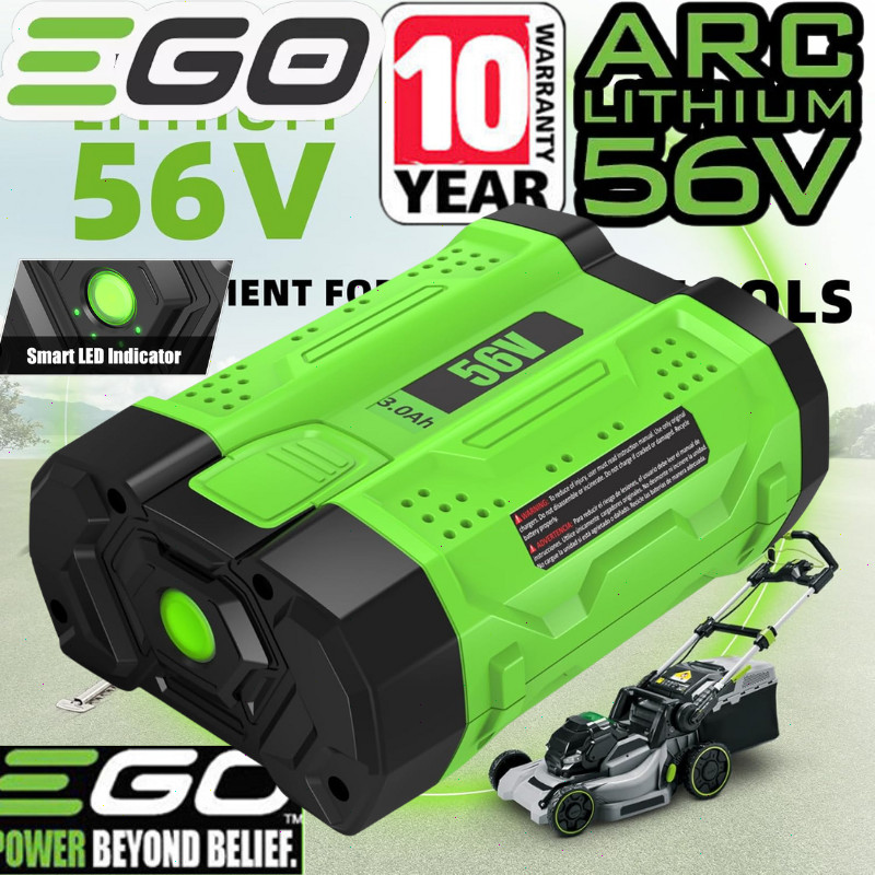 Pack 12Ah For EGO 56V Power+ BA5600T Lithium-Ion Battery BA4200 BA2800T BA1400T