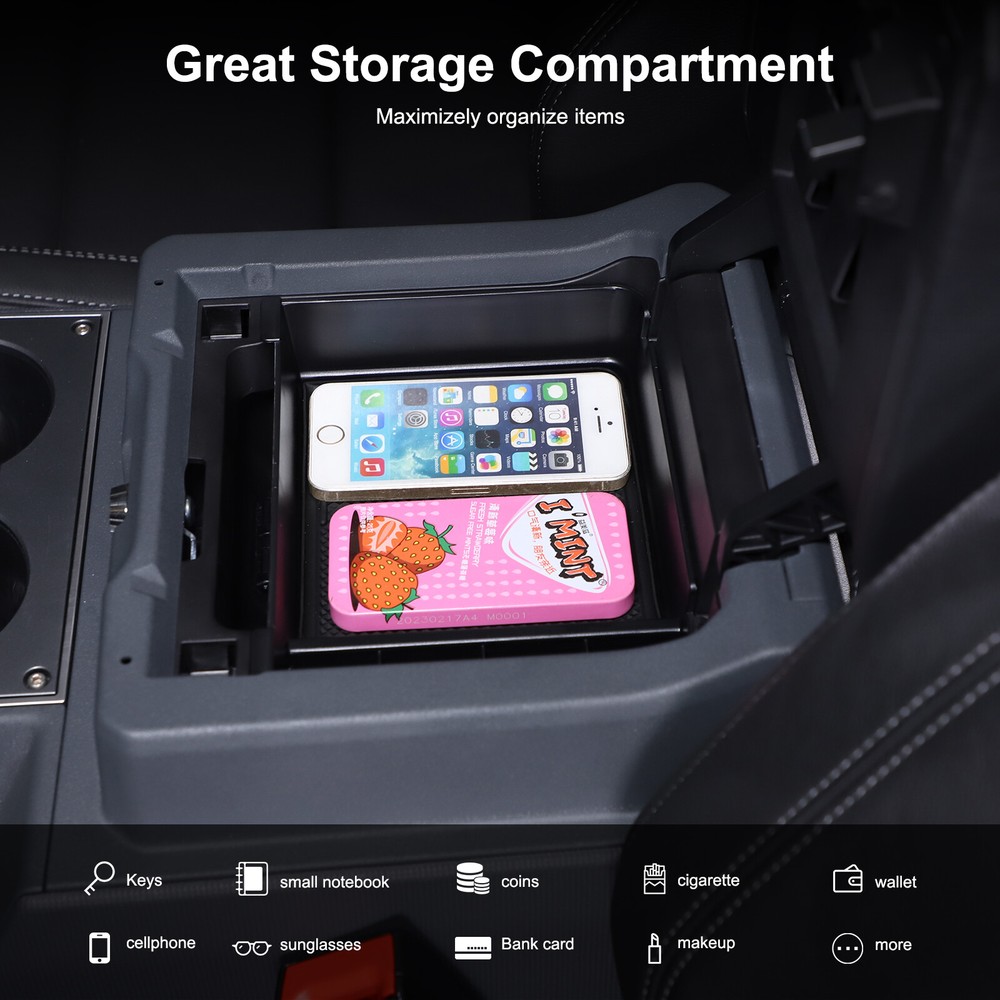 Center Console Storage Box Armrest Organizer Compartment for Ineos Grenadier 2020+