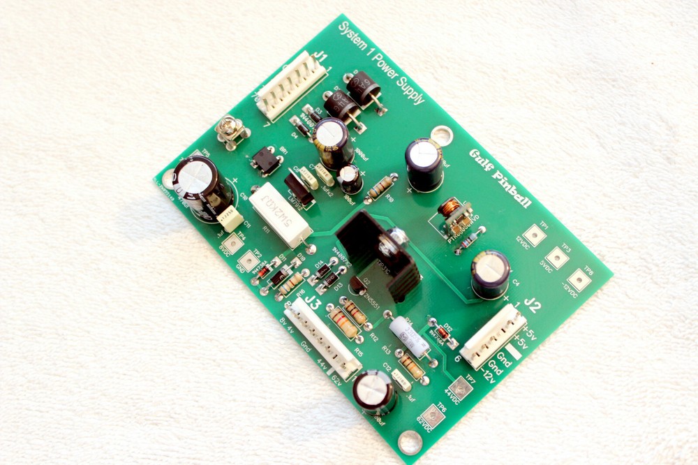 NEW Power Supply Board for Gottlieb System 1