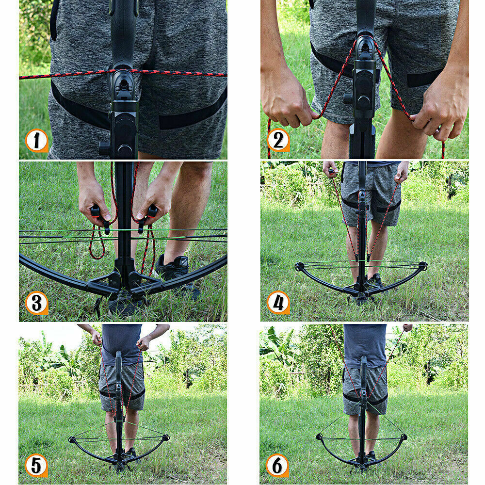 Crossbow Rope Cocking Device Crossbows Cock Handle String Aid Cocker Ropes New