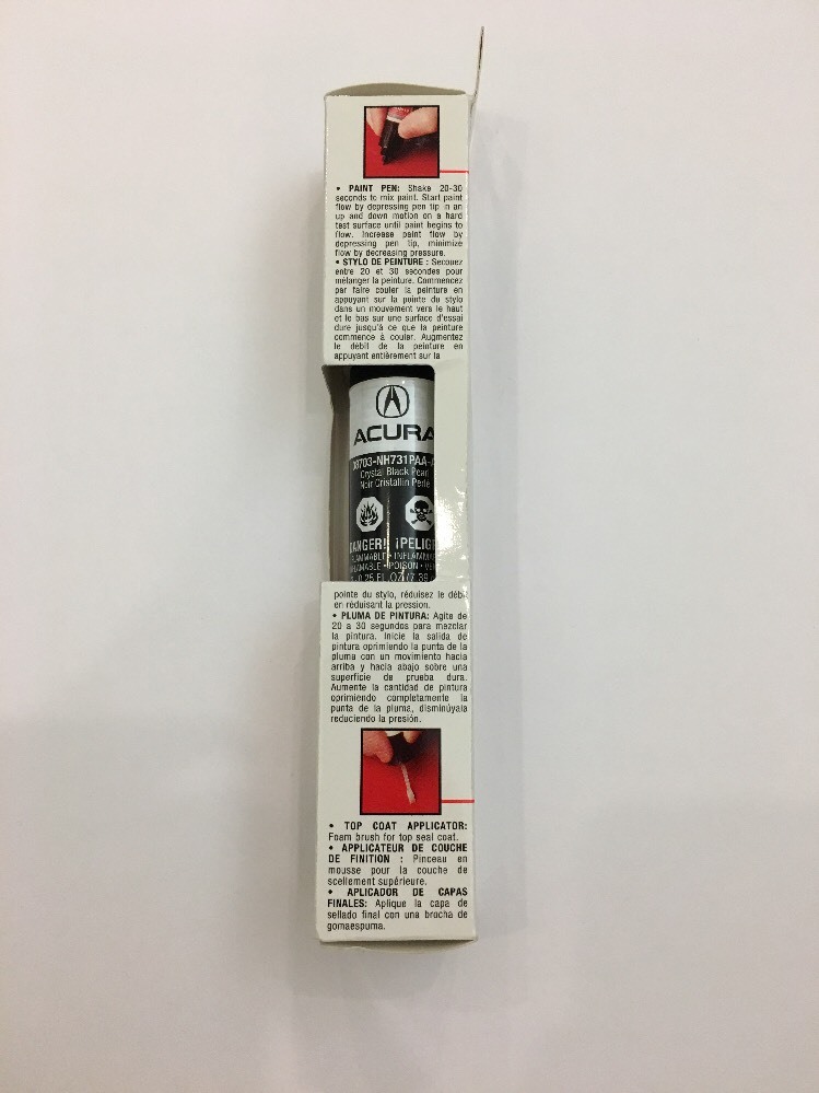 Genuine OEM Honda Acura Touch Up Paint NH-731P Crystal Black Pearl