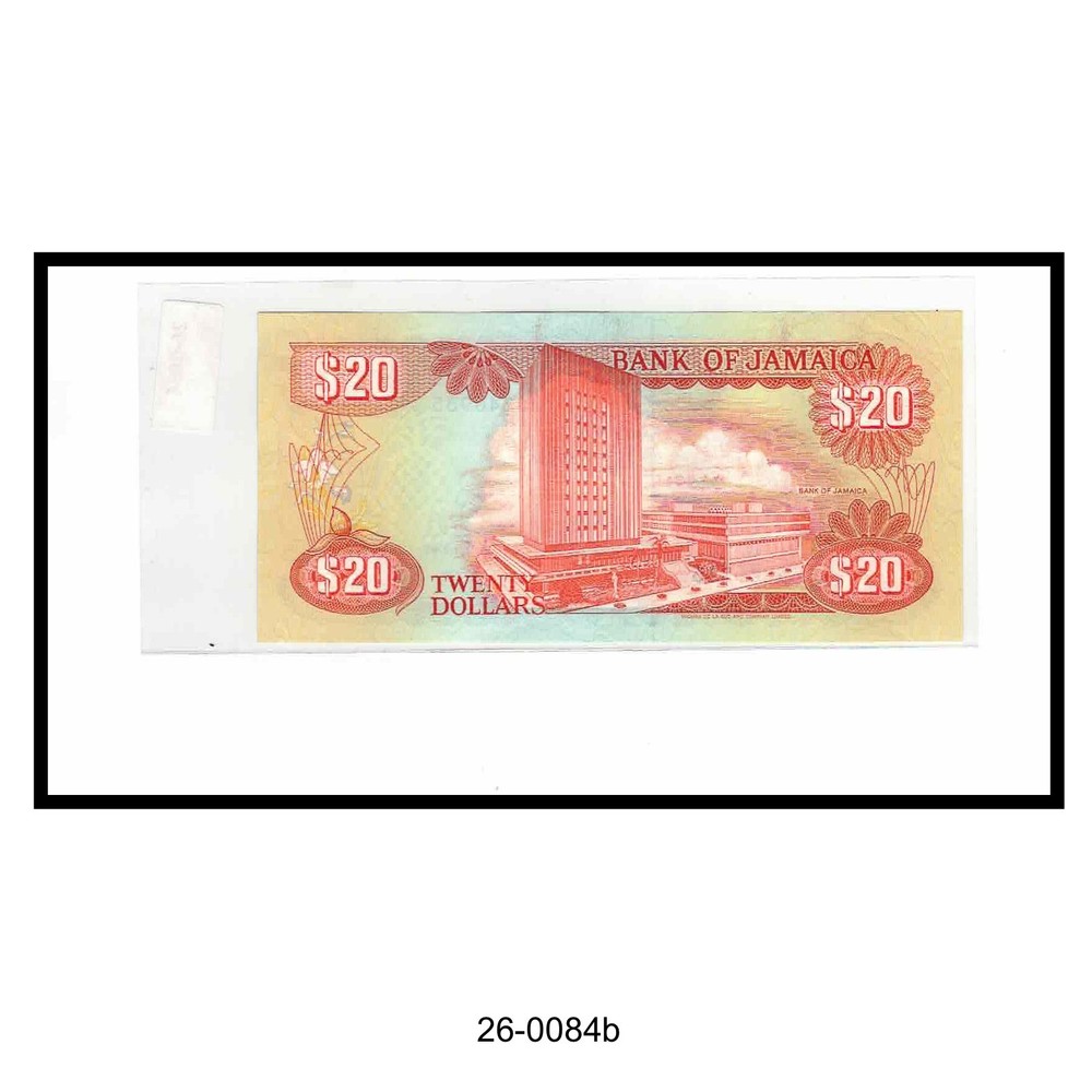1995 Jamaica $20 Note