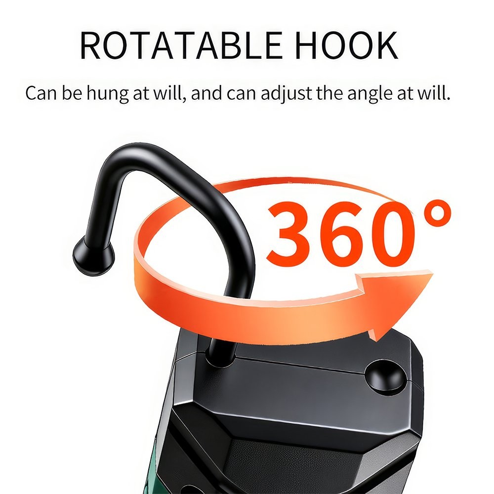 LED Work Light Gooseneck Magnetic Lamp Flexible Flashlight Torch & Hook 5 Modes