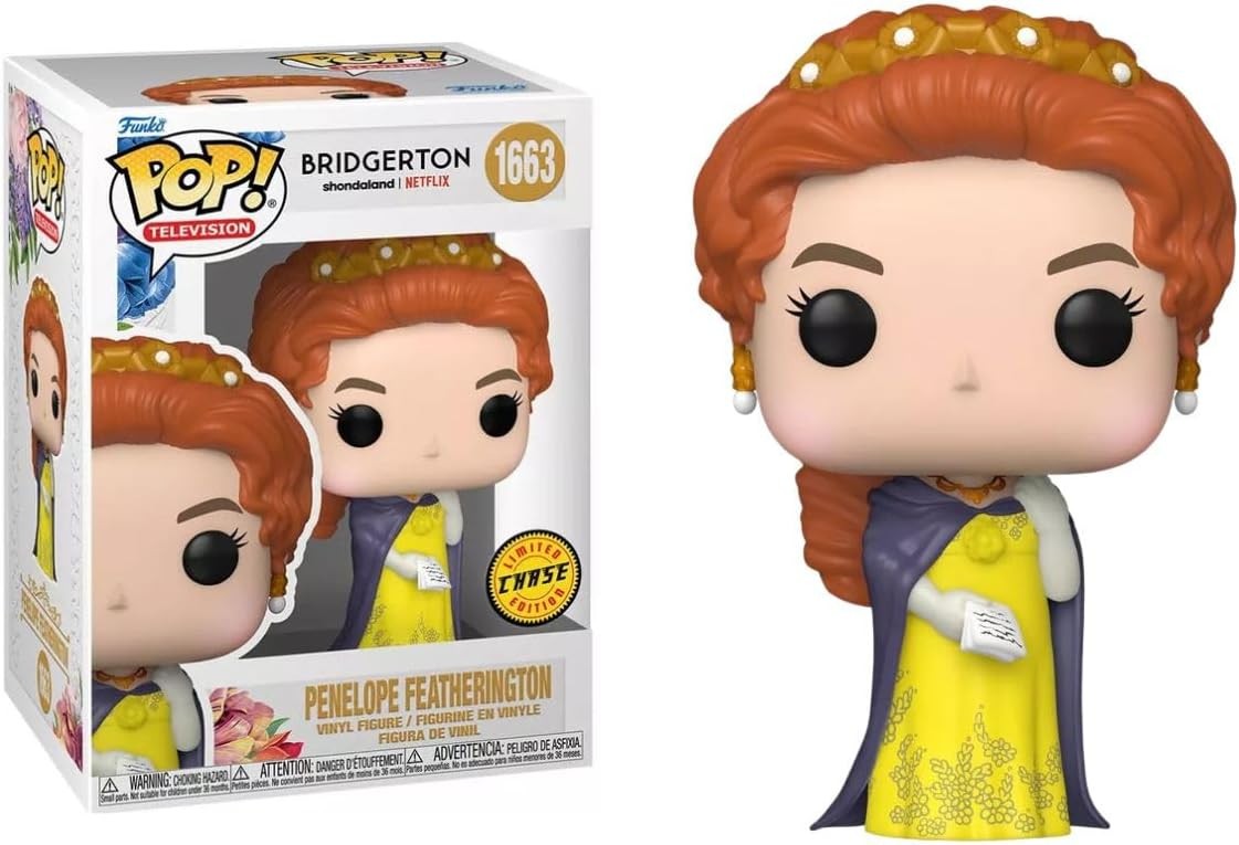 Funko TV: Bridgerton - Penelope Featherington CHASE Figure #1663 + POP Protector