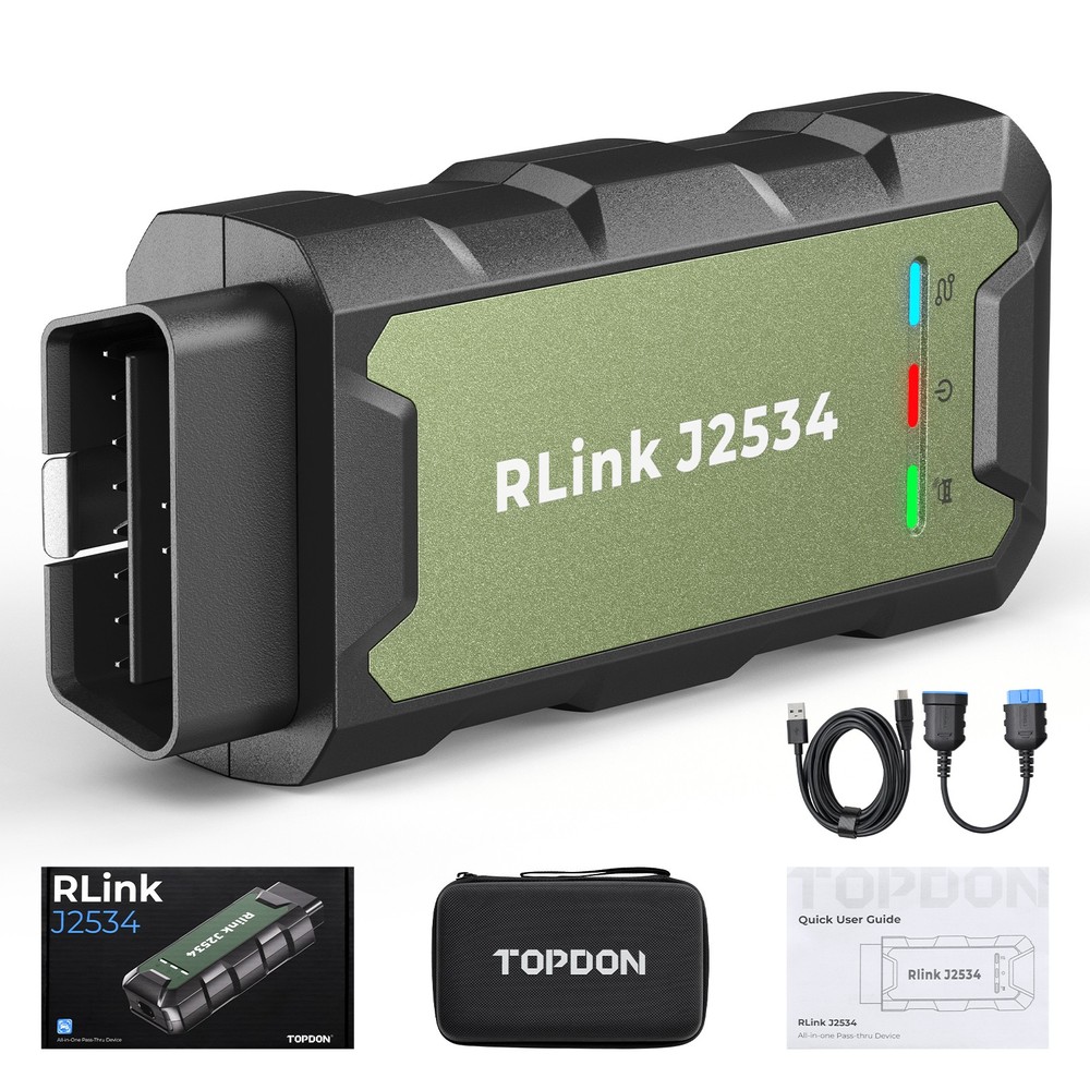 2026 TOPDON RLink J2534 Pass-Thru Programmer Enhanced VCI OE-Level Diagnostic