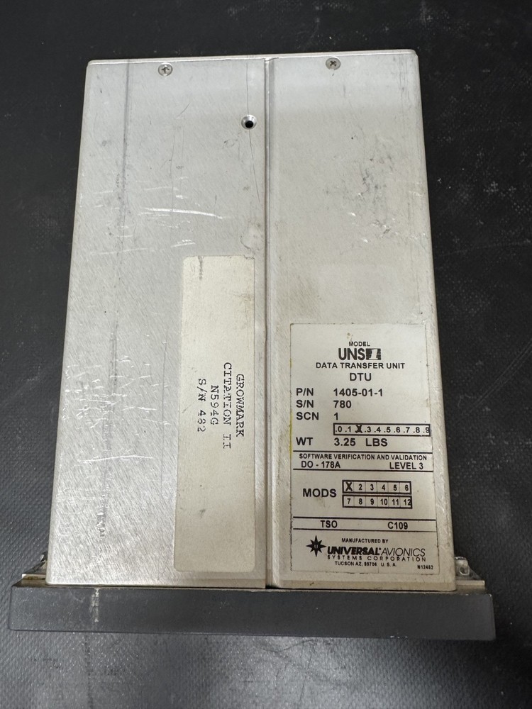 Universal Avionics Data Tranfer Unit PN 1405-01-1 - SERVICEABLE