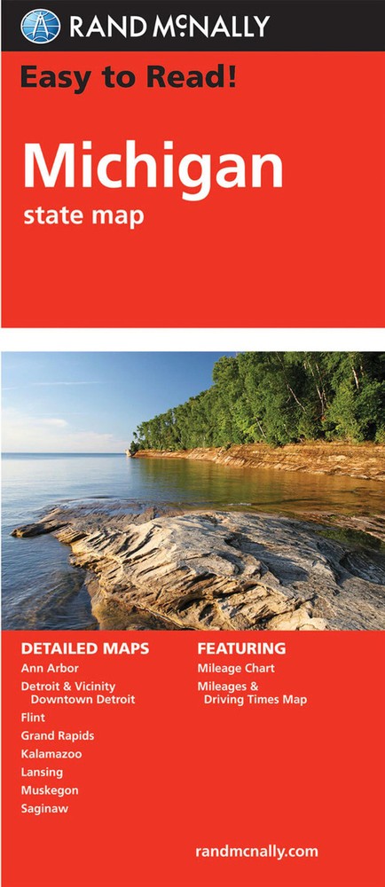 Rand McNally State Map: Michigan