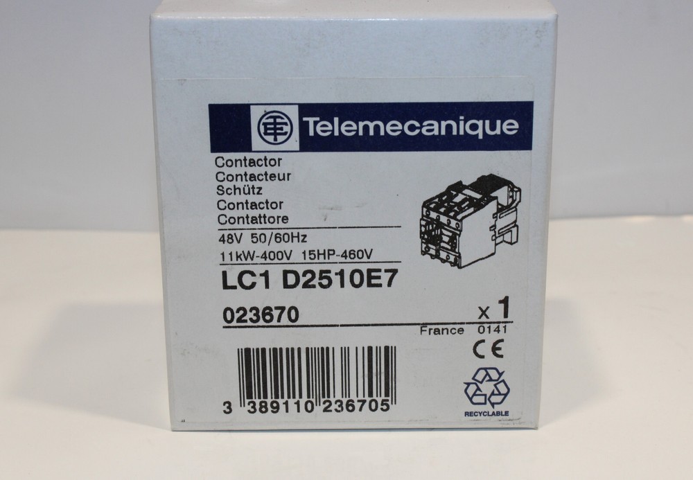 Telemecanique LC1D2510E7 Contactor NEW