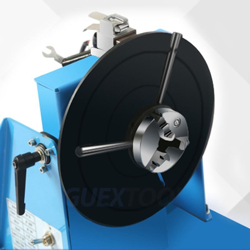 Welding Positioner Turntable Automatic Welding Shift Machine Lathe10KG+65 Chucks