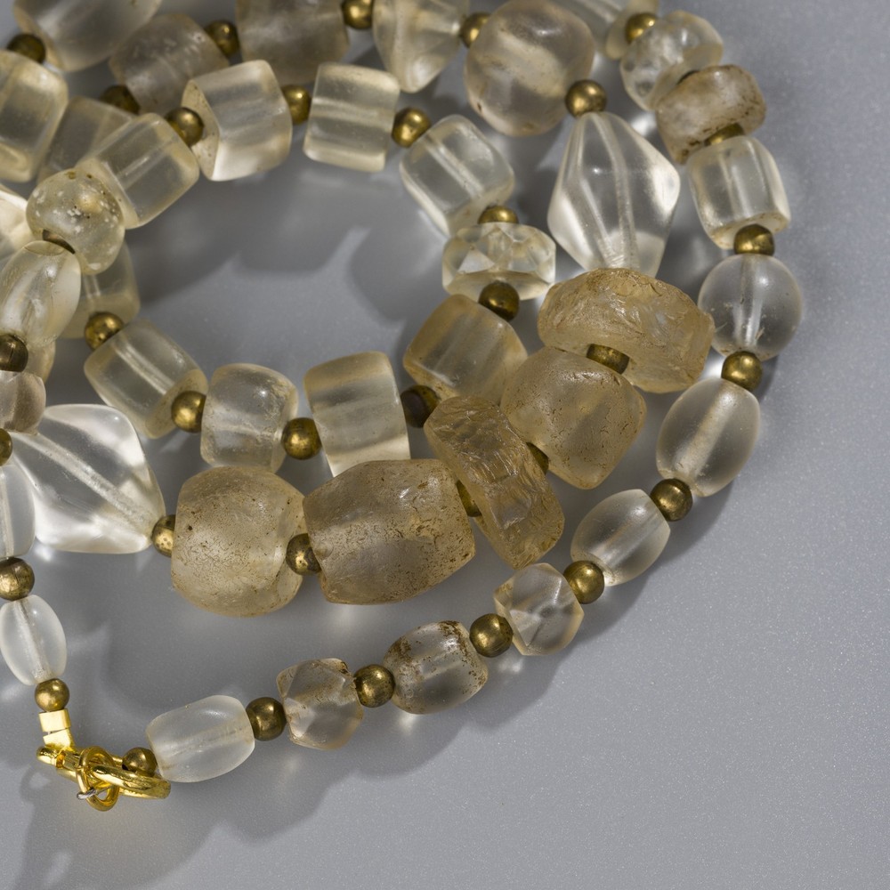 Ancient Glass Old Beads Necklace