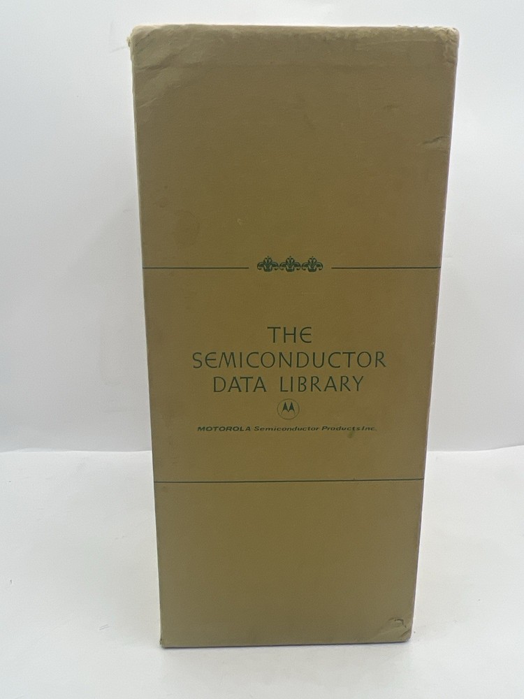 The Semiconductor Data Library By Motorola Complete 1st Edition 1972 W/Slipcase
