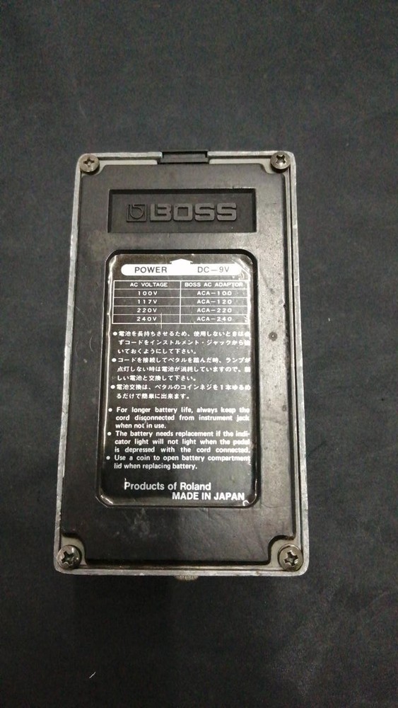 BOSS CE-2 EFFECTOR CHORUS JAPAN SILVER SCREW 425604