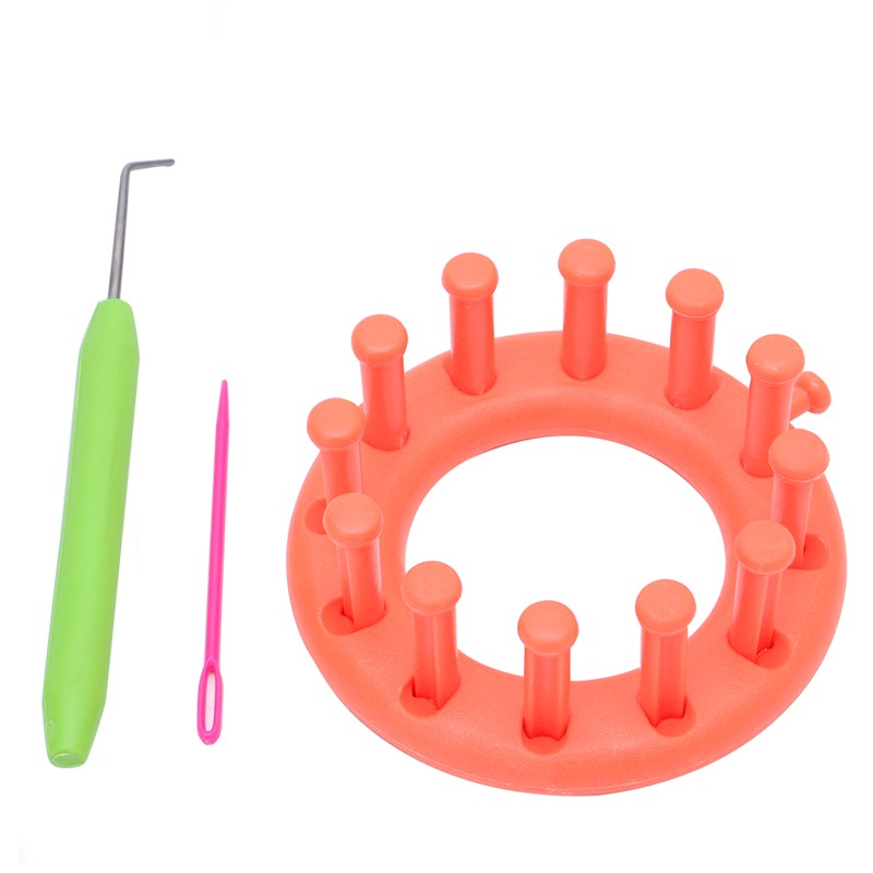 Circular Knitter Knitting Loom Needle Hook Sweater Hat Wool Making Craft Tool
