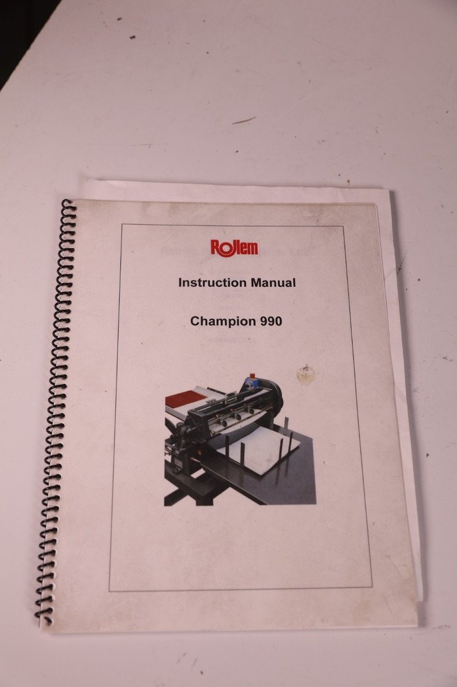 Rollem Champion 990 Perf/Score Machine