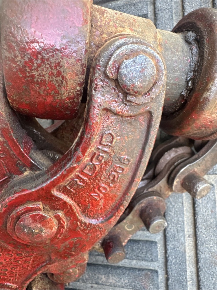 Ridgid No. 206 Soil Pipe Cutter