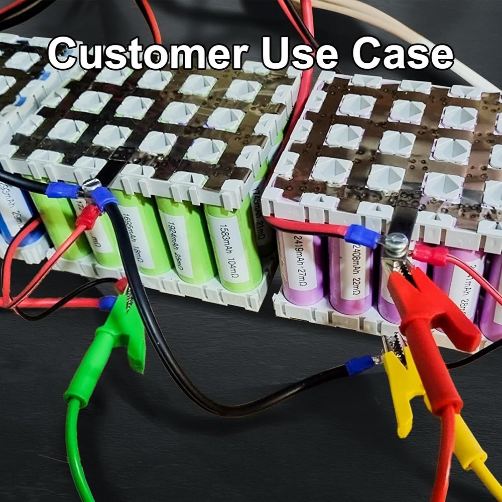 Versatile Electrical Testing Kit: 10PCS Alligator Clips in 10 Colors, 3.3ft Long