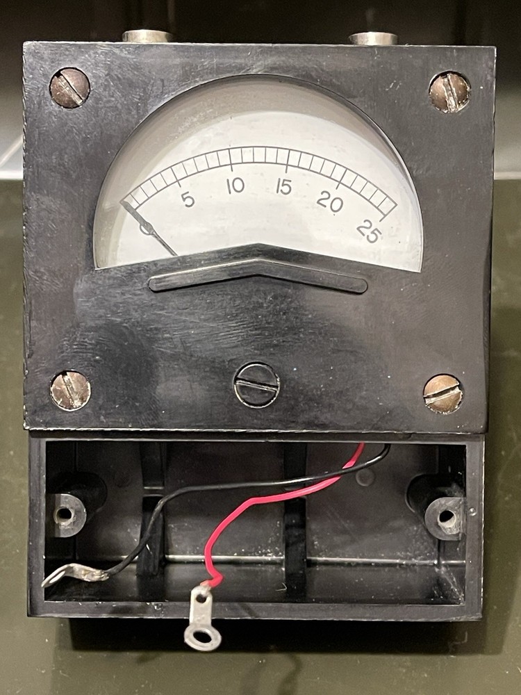 Dixson Blasting Galvanometer W-B-411 Clean Terminals & Case EXCELLENT CONDITION