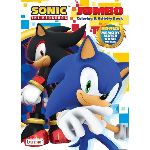 Bendon Publishing Sonic Jumbo Coloring and Activity Book