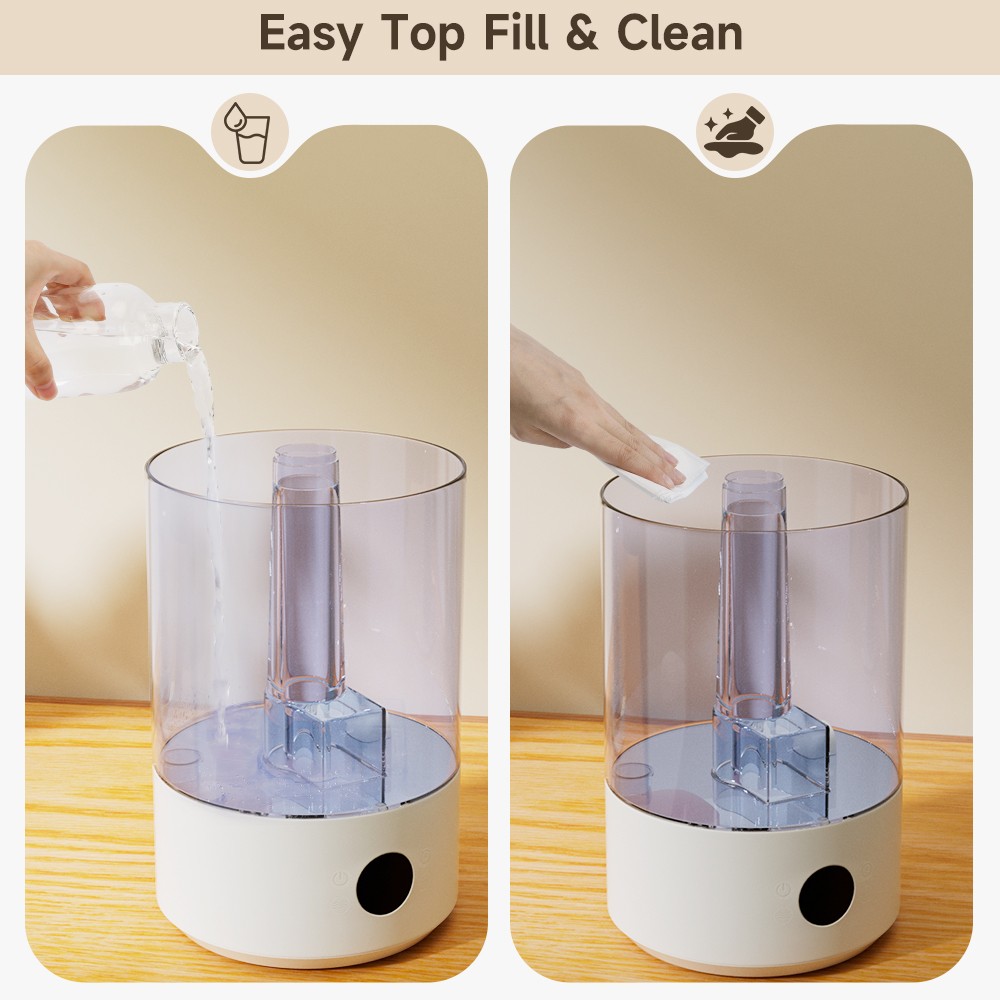 Humidifiers 7.8L Cool Mist Top Fill Essential Oil Diffuser with UV sterilization