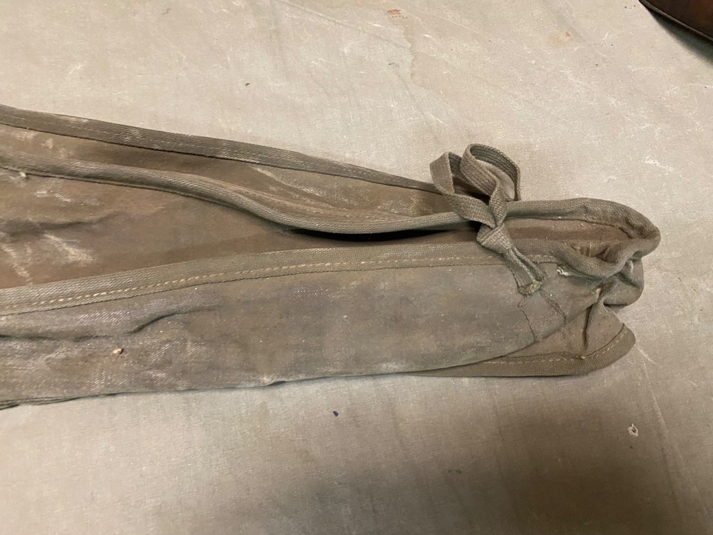 ORIGINAL WWII US ARMY BROWNING .50 CAL BARREL CARRY CASE COVER