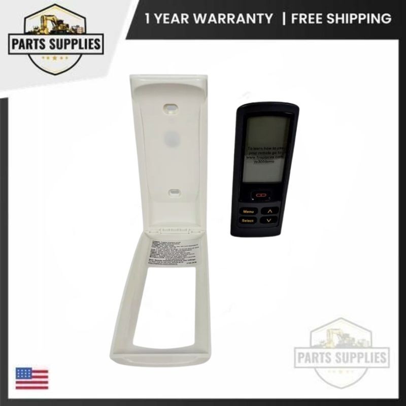 RC300 Remote Control Transmitter Black for Gas Fireplace