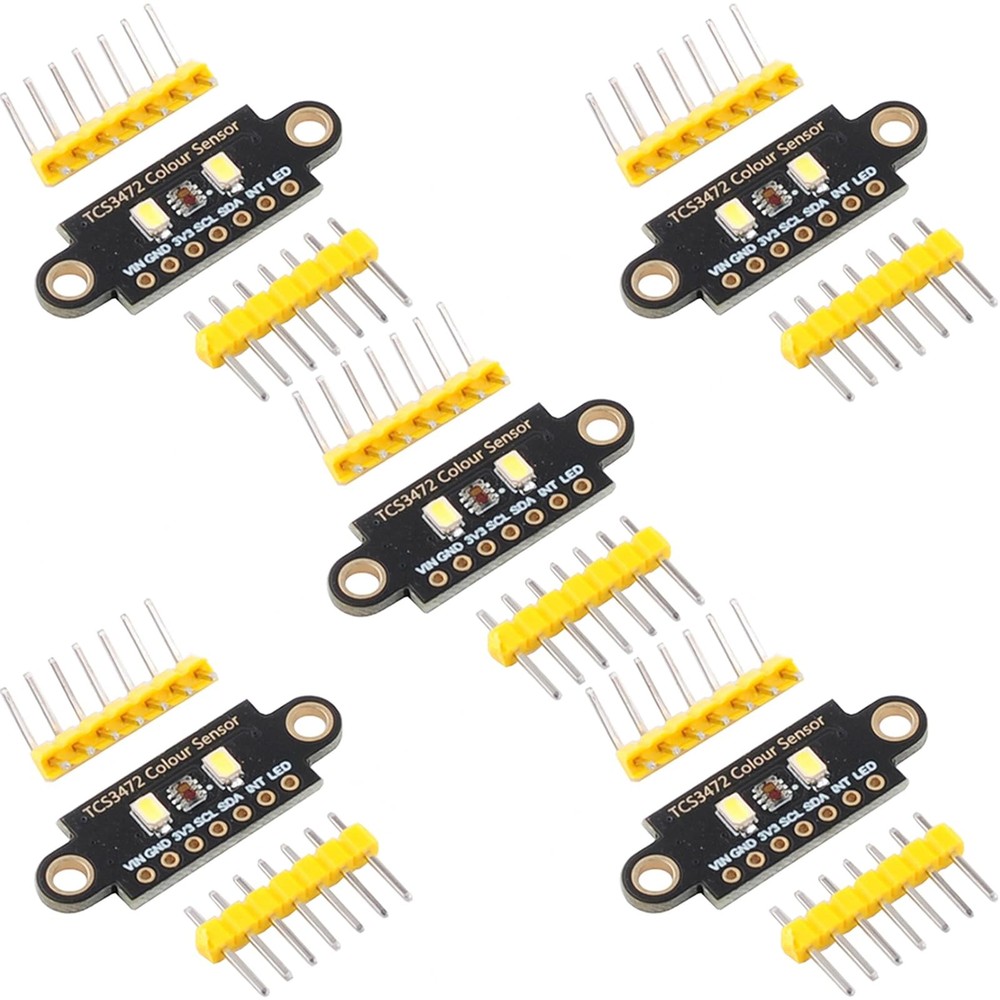 5PCS TCS3472 RGB Color Sensor Color Recognition Module RGB IIC Light Developm...