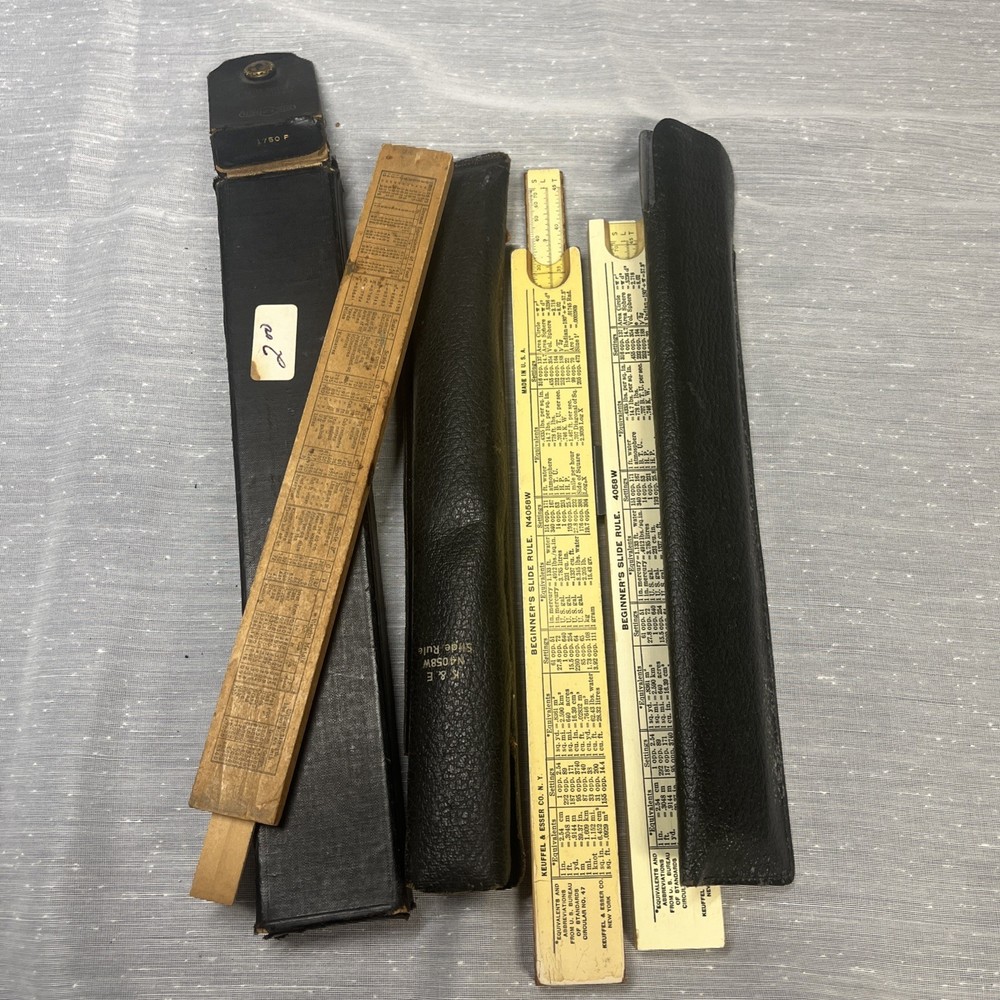 Engineering Vintage Slide Rule / Ruler / Measure / Scientific / Drafting tools