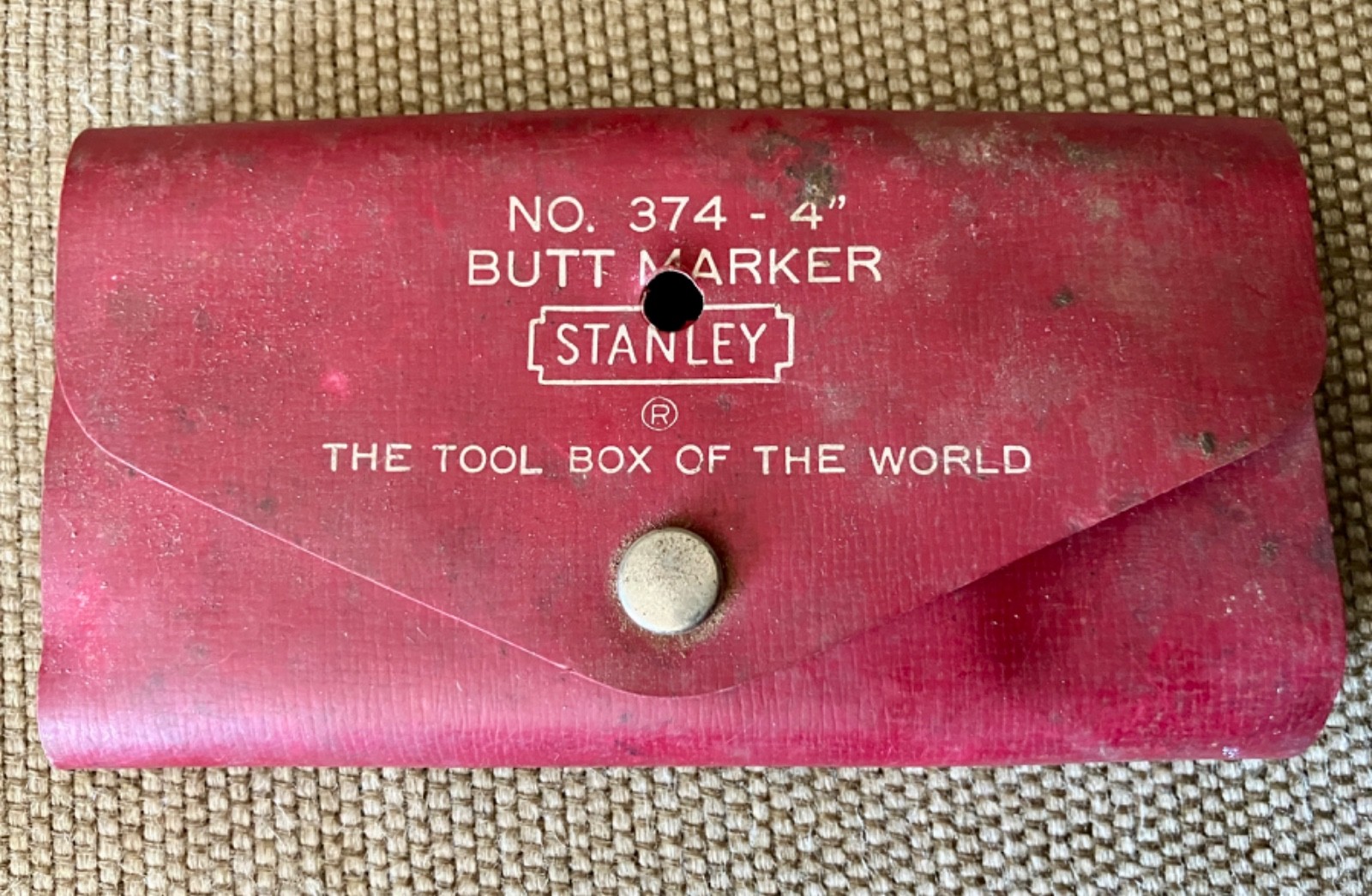 Vintage Stanley No. 374- 4” Butt Marker Hinge Gauge - USA