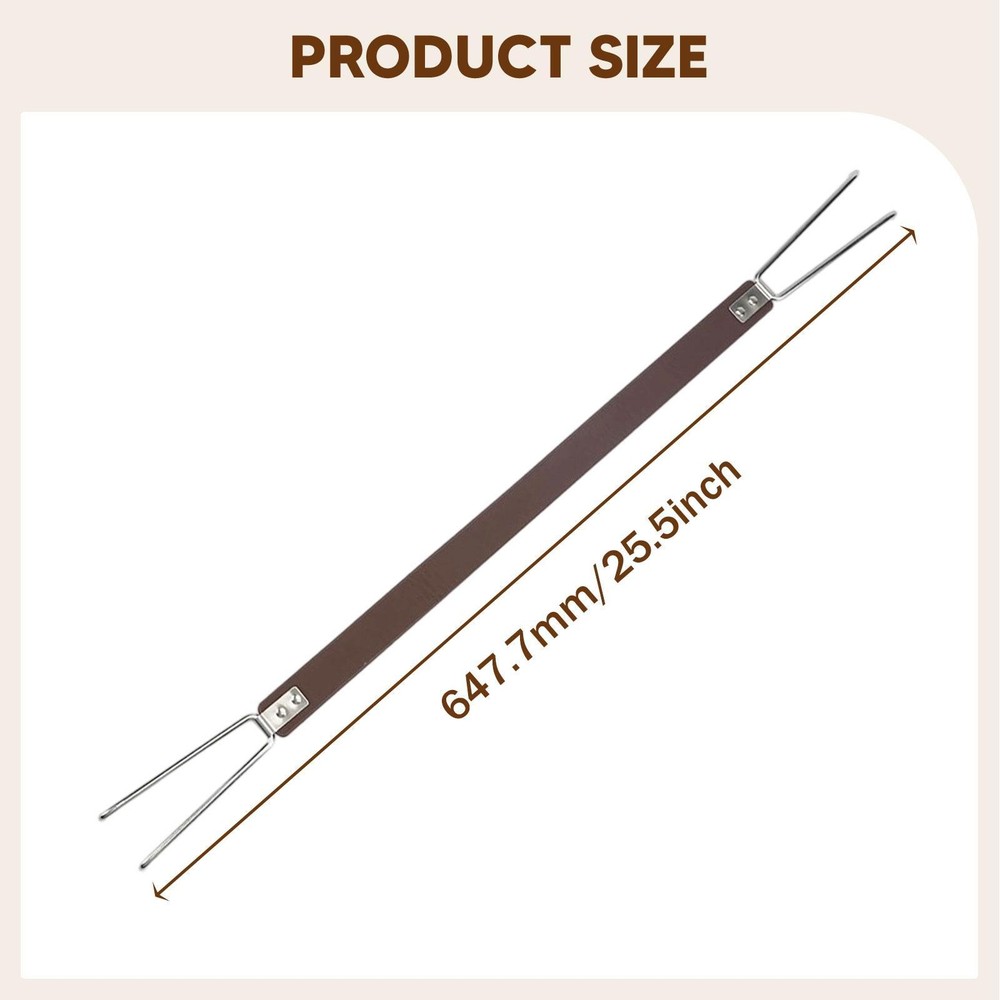 Fire Pit Handle Carrying Handle Rustproof Heat Resistant Portable Camp Equipment