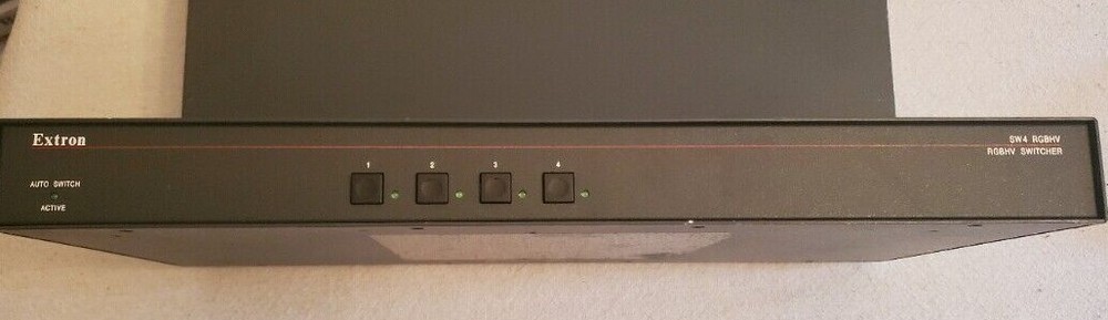 Extron SW4 RGBHV   4 button model  RGBHV SWITCHER