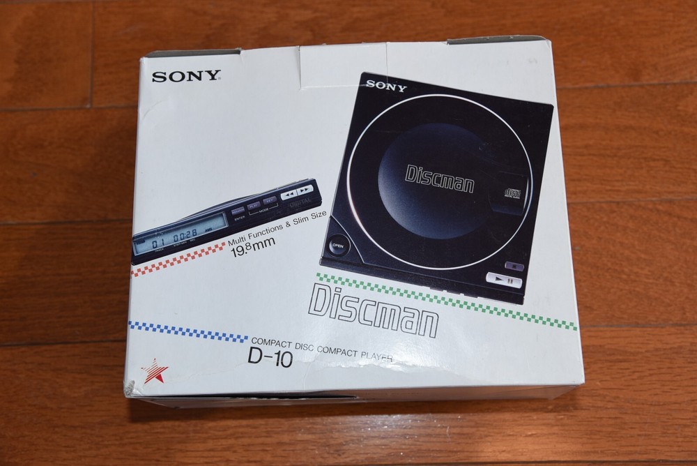 Box only for Sony D-10 Discman CD Player
