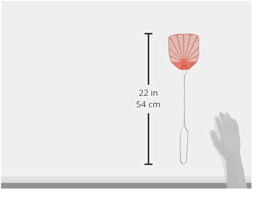 PIC Fly Swatters 2 Pack With Wire Handle
