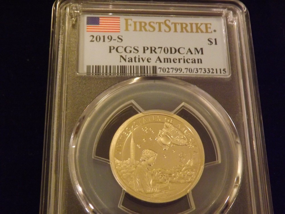 2019-S   $1  Native American     First Strike         PCGS PR 70 DCAM
