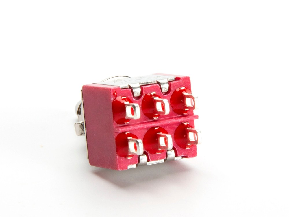 Carling Mini Toggle Switch, DPDT