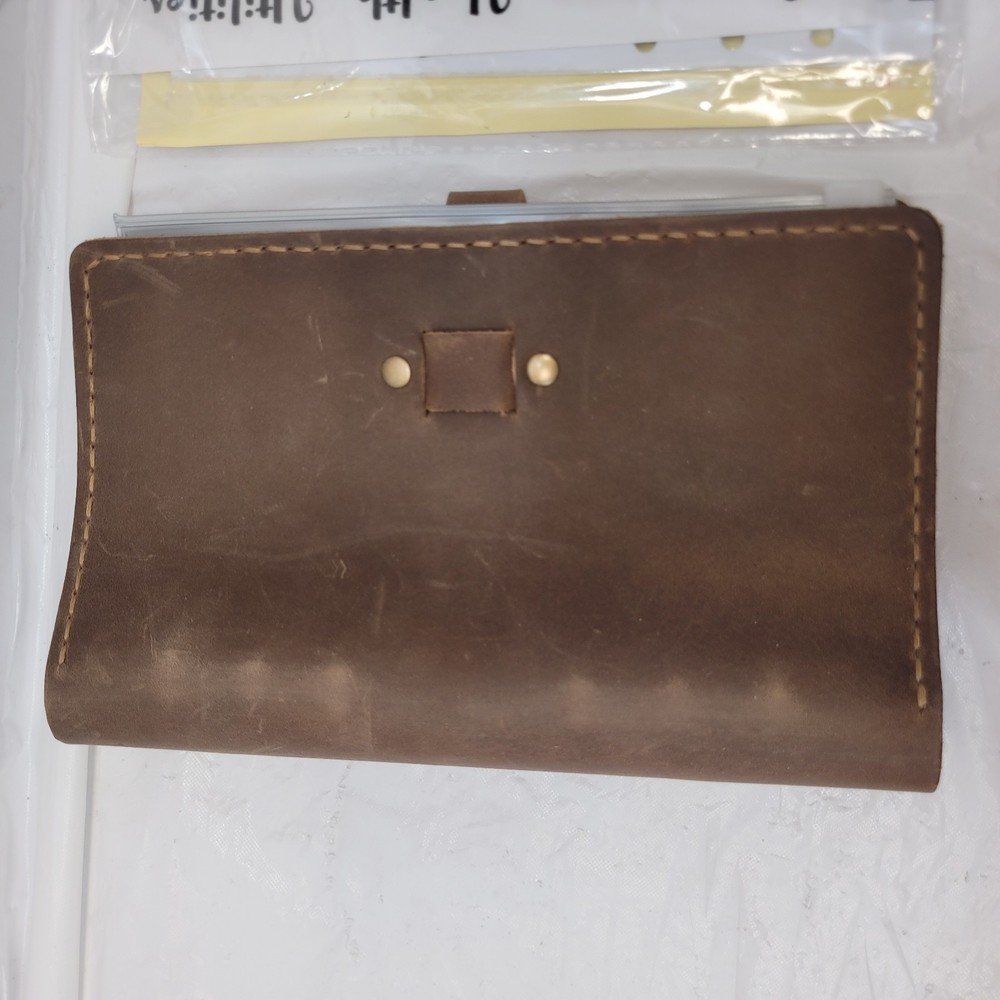 Robrasing   Writing notes Notebook sketchbook Diary Notepad leather brown