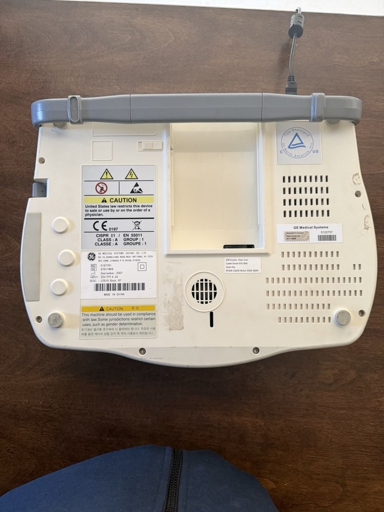 GE LOGIC BOOK XP PORTABLE ULTRASOUND MACHINE REF 5197791