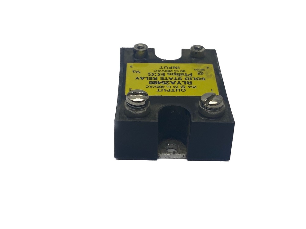USED Philips ECG 25A @ 24-480VAC Output 90-280VAC Input Solid State Relay