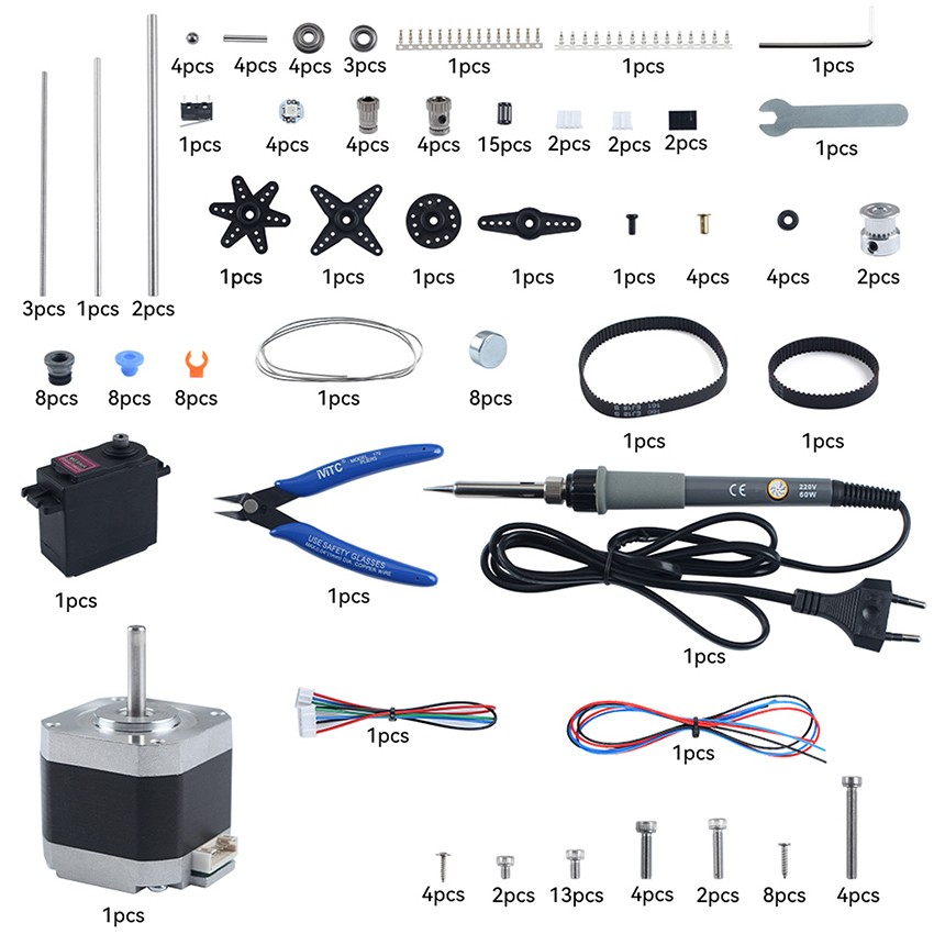 Attachment Pack 3D Printer Multi-Colour Set Accessories for Low Rider MMU