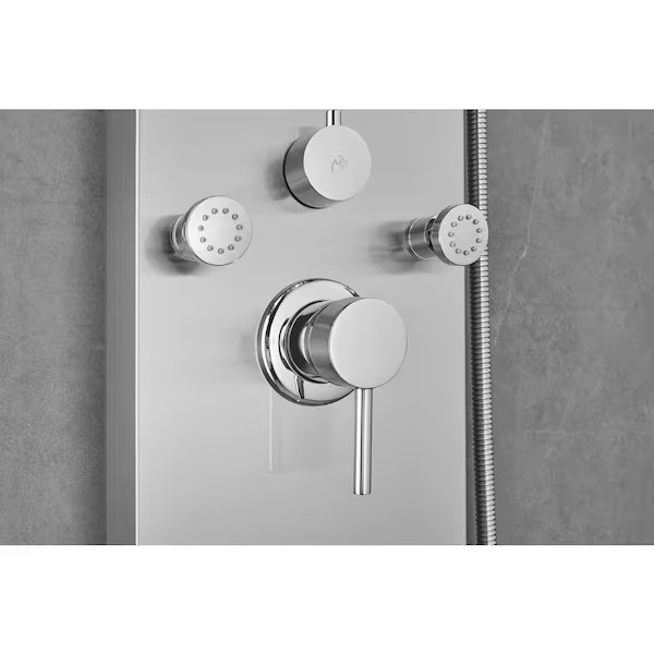 Shower Panel Tower Rainfall Waterfall System 8-Spray Body Jets Stainless Steel