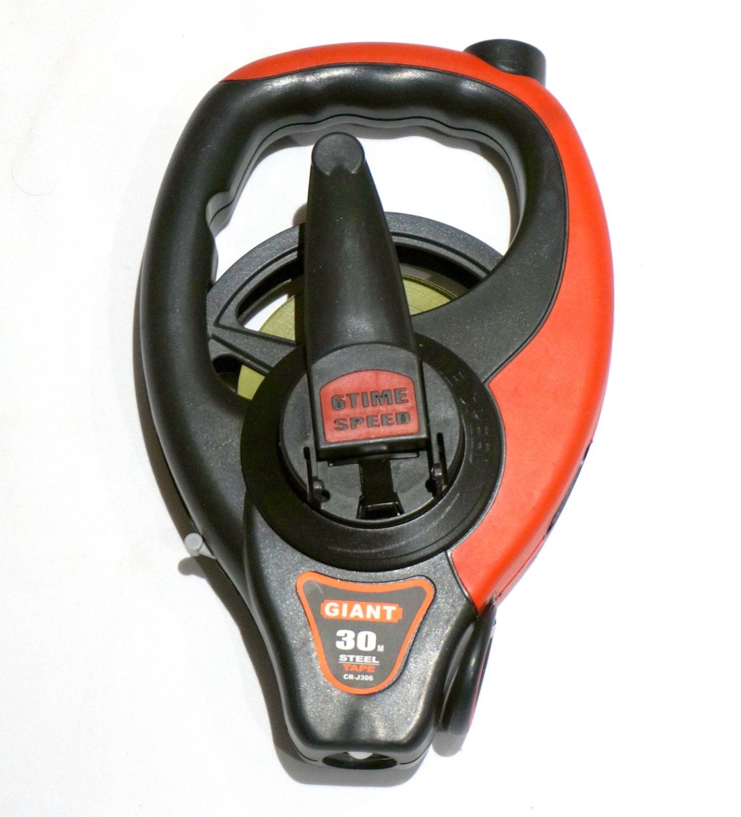 100FT Long Flexible Tape Measure High Speed Geared Rewind 100 Foot Semi Enclosed