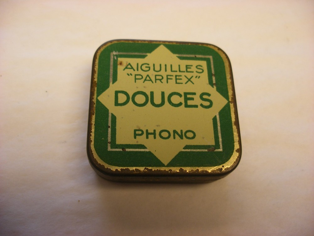 Phonograph Victrola Gramophone Needle Tin - Parfex - Douces