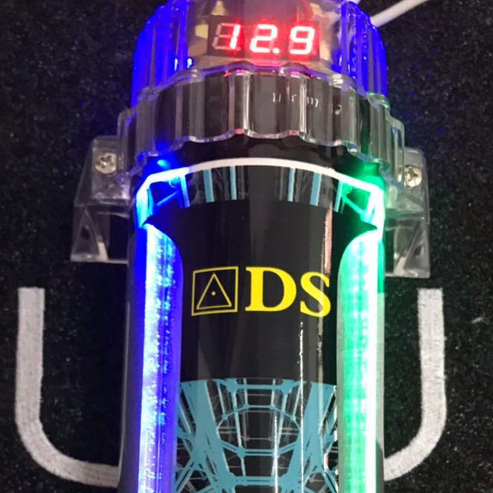 Car Audio 9.0 Farad Capacitor Digital Voltage Power Amplifier Modified w/LED