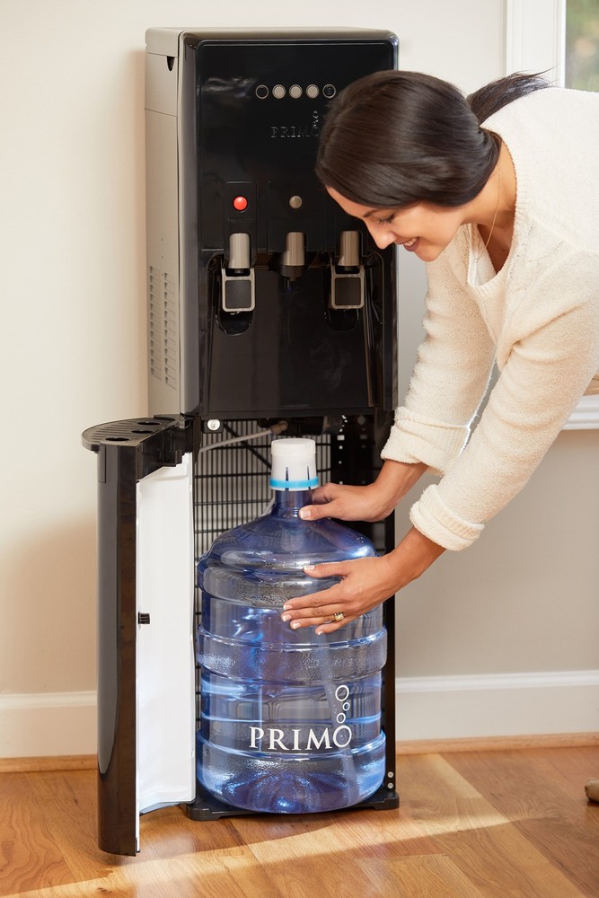 Primo 601088 Bottom Loading Hot/Cold Water Dispenser, Black